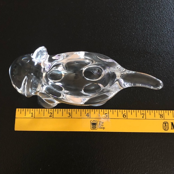 Art Vannes Crystal glass cat trinket candy holder - Picture 6 of 8